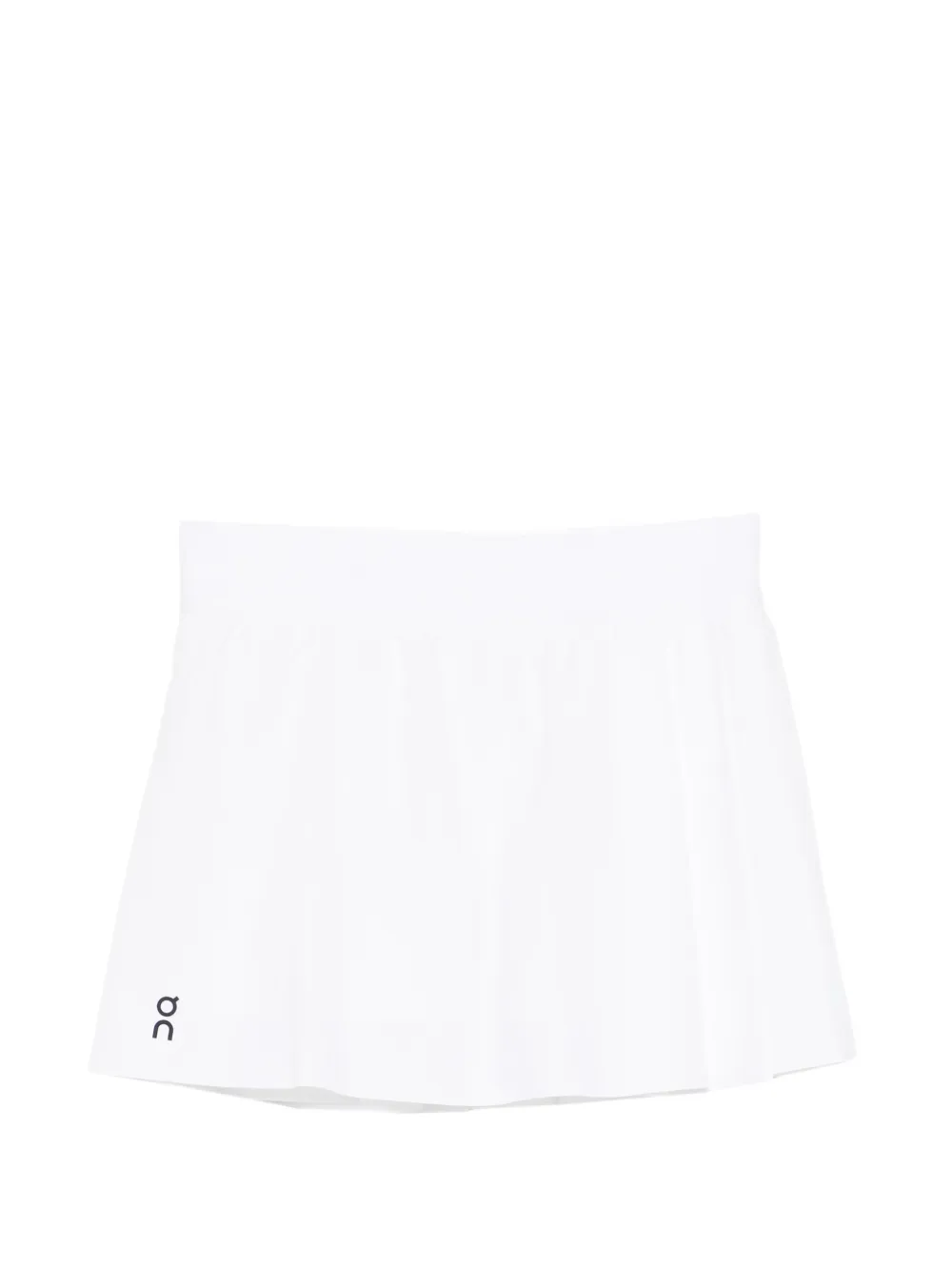 On pleated tennis skirt - Weiß