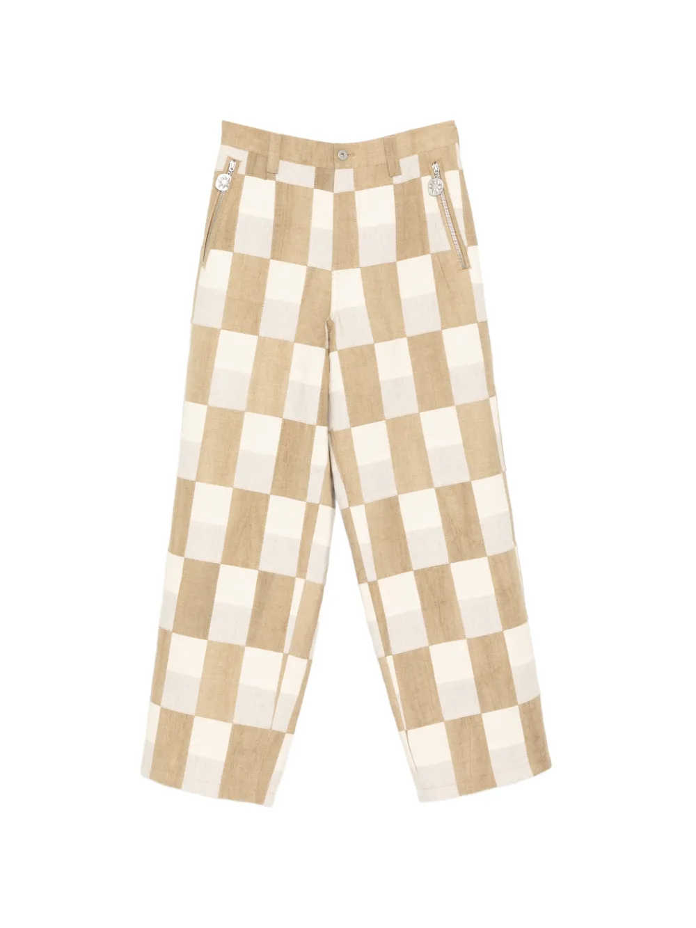 GARÇON BY GARÇON checked trousers - Neutrals