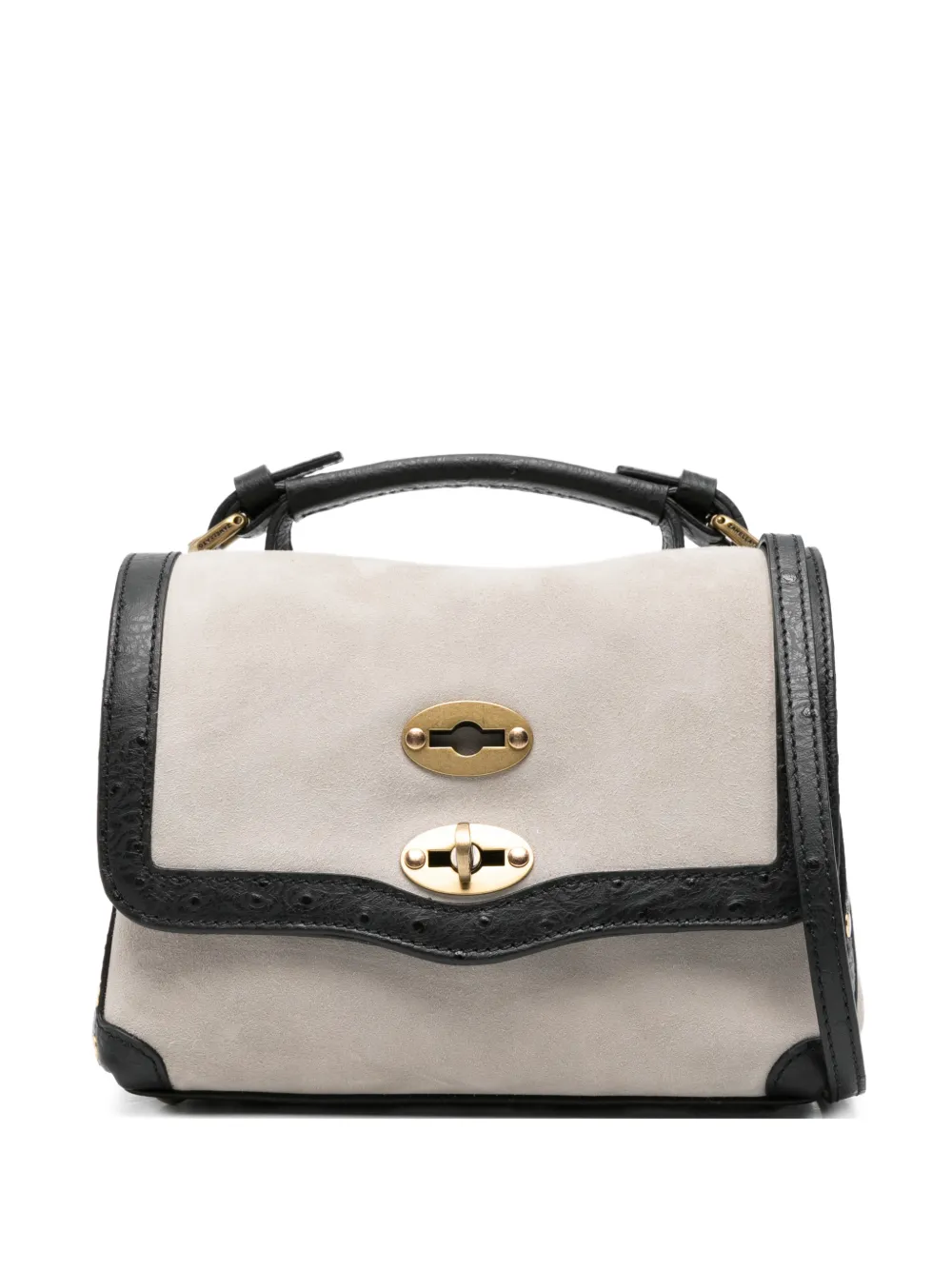 Zanellato mini Postina tote bag - Grigio