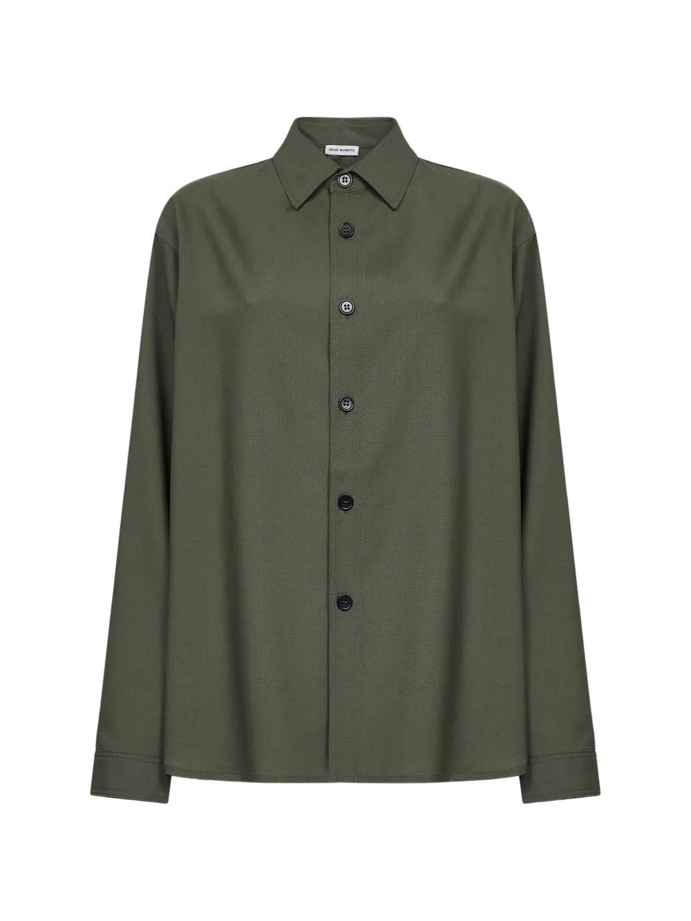 ROSE BURRITO buttoned shirt - Verde