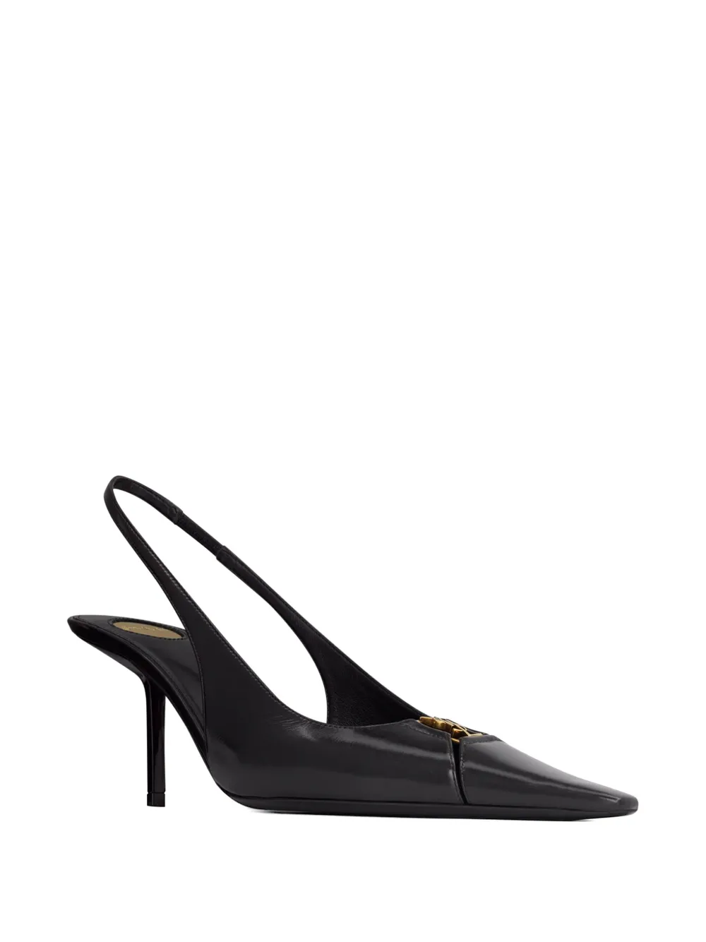 Saint Laurent Breteuil leather pumps Zwart