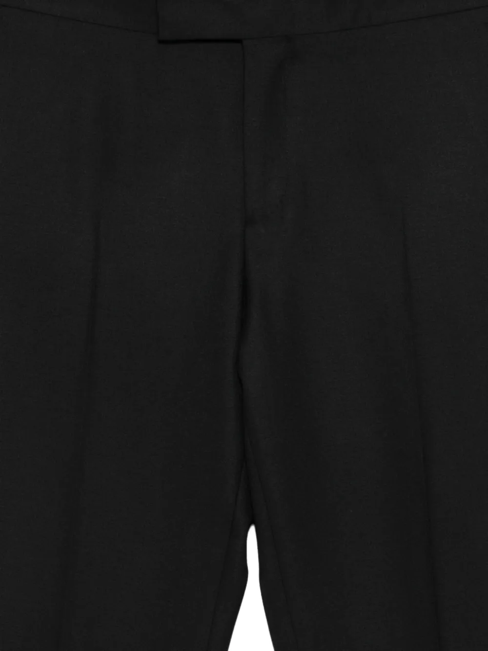 Lardini Broek met riemlussen Zwart
