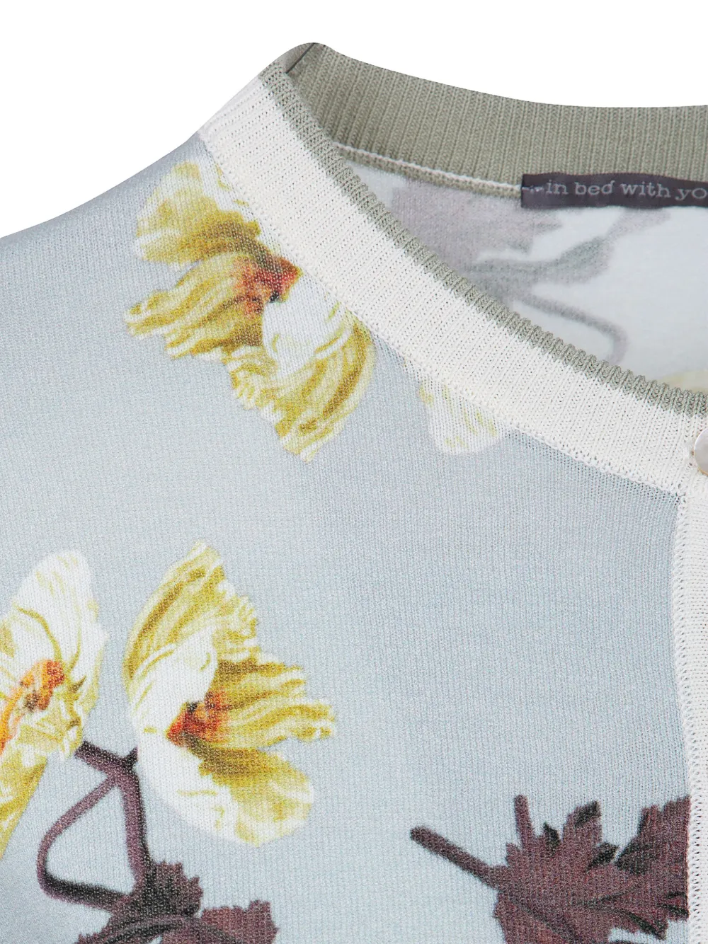  In Bed With You Floral Cardigan - Blue 