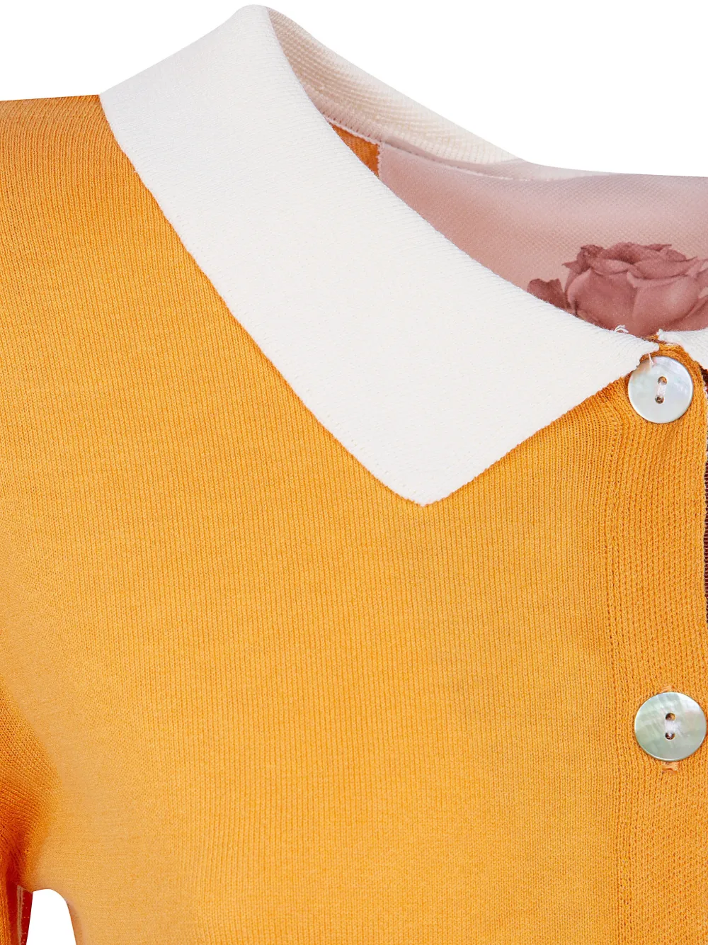  In Bed With You Collar Button Shirt - Orange 