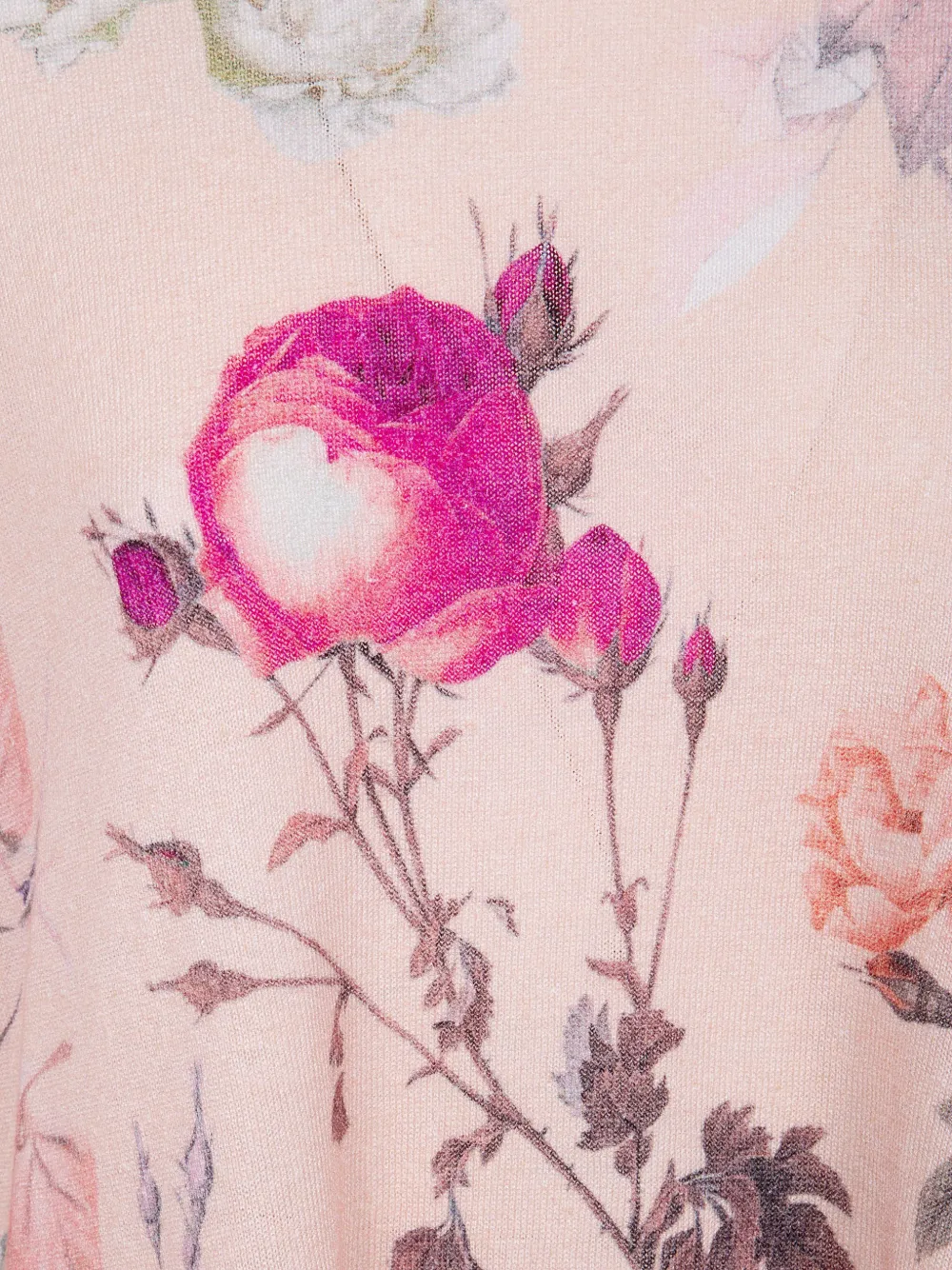 IN BED WITH YOU Trui met bloemenprint Roze