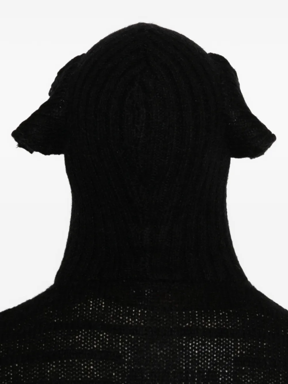 Charles Jeffrey Loverboy Hoodie met oordetail Zwart