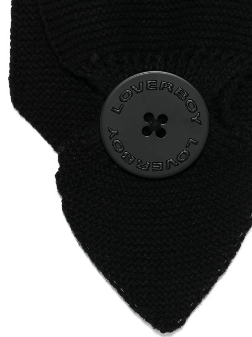  Charles Jeffrey Loverboy Cyclops Button Scarf - Black 