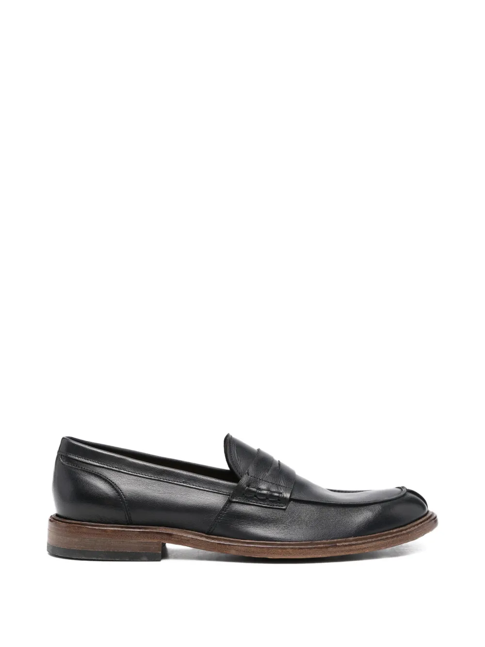 FRANCO FEDELE penny leather loafers - Nero