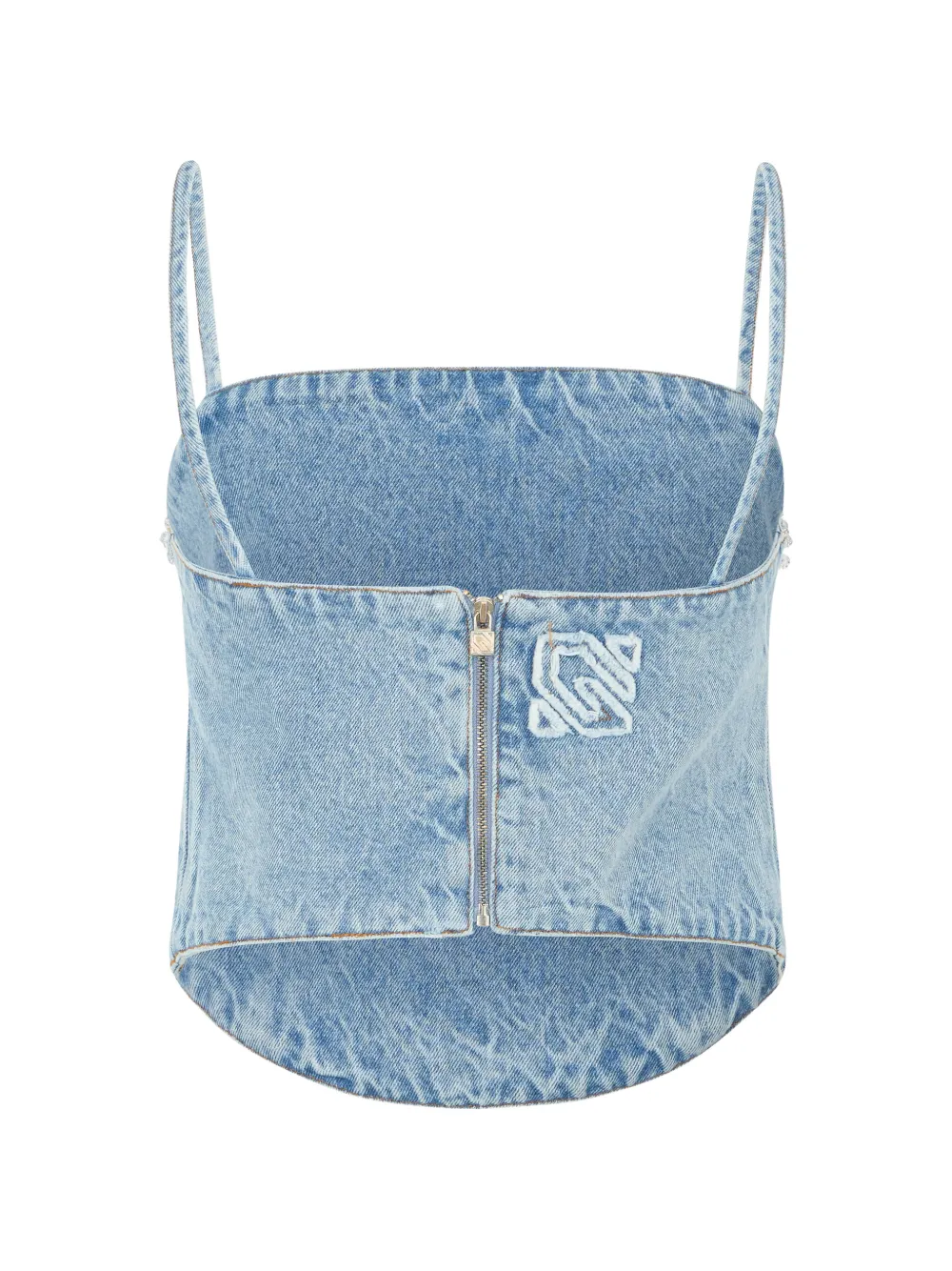  Giuseppe Di Morabito Beaded Sleeveless Top - Blue 