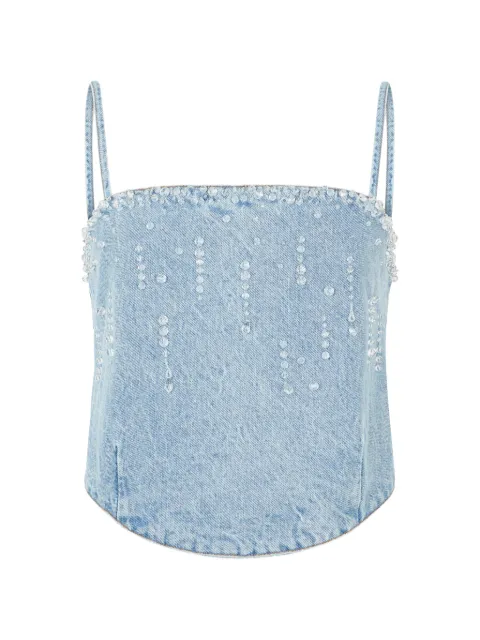 Giuseppe Di Morabito beaded sleeveless top