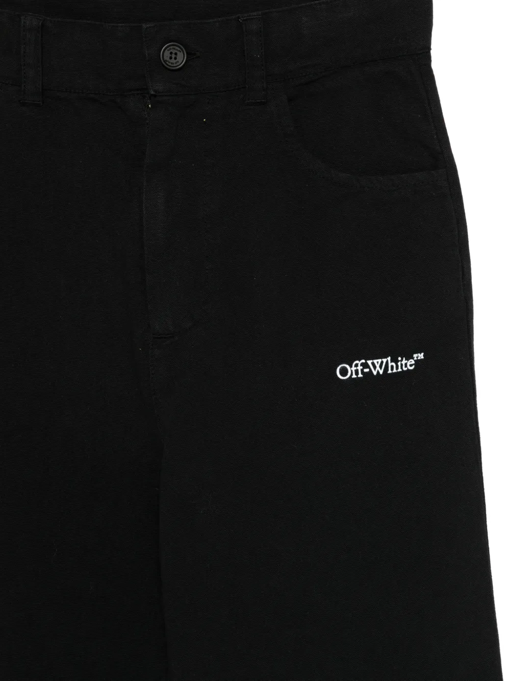Off-White Kids Broek met logo Zwart