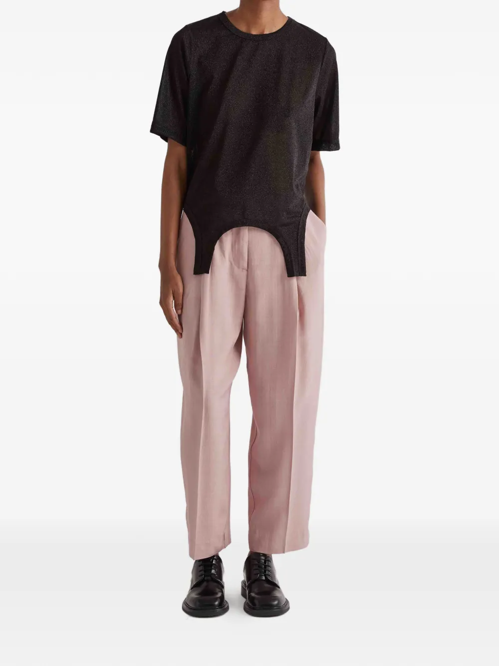  Meimeij Pleated Trousers - Pink 