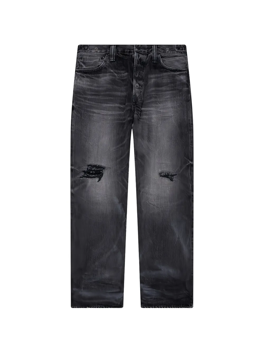 Mastercraft Union relaxed ripped jeans - Schwarz