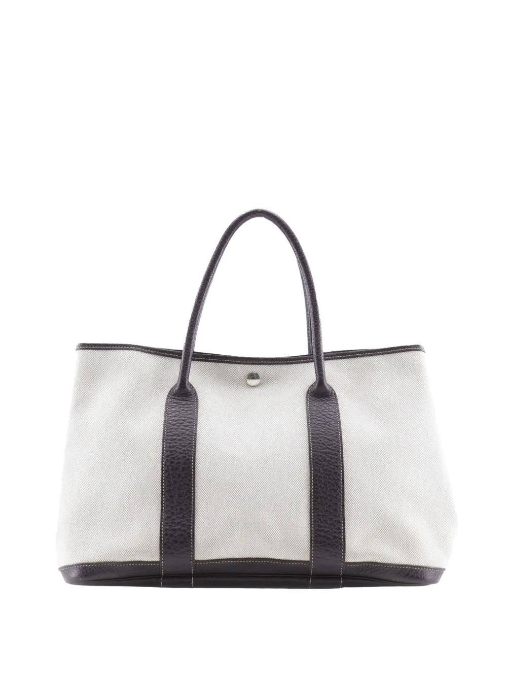 Hermès Pre-Owned 2004 Toile and Buffle Skipper Garden Party 36 tote bag - Marrone