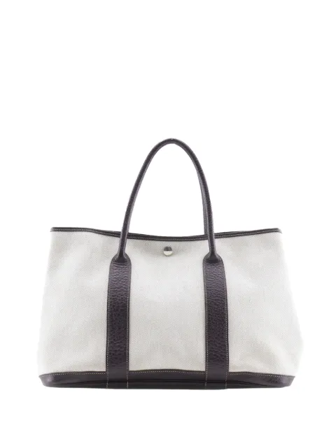 Hermès Pre-Owned 2004 Toile and Buffle Skipper Garden Party 36 tote bag
