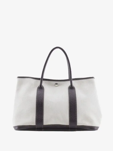 Hermès Pre-Owned 2004 Toile and Buffle Skipper Garden Party 36 tote bag
