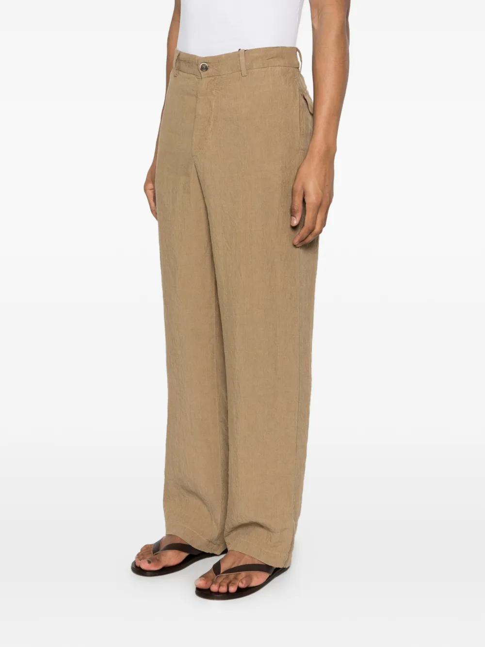 Barena Cavea Marte linnen broek Beige
