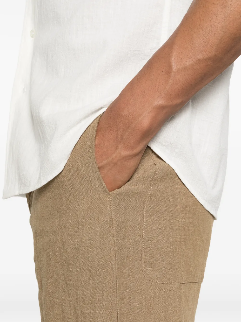 Barena Cavea Marte linnen broek Beige