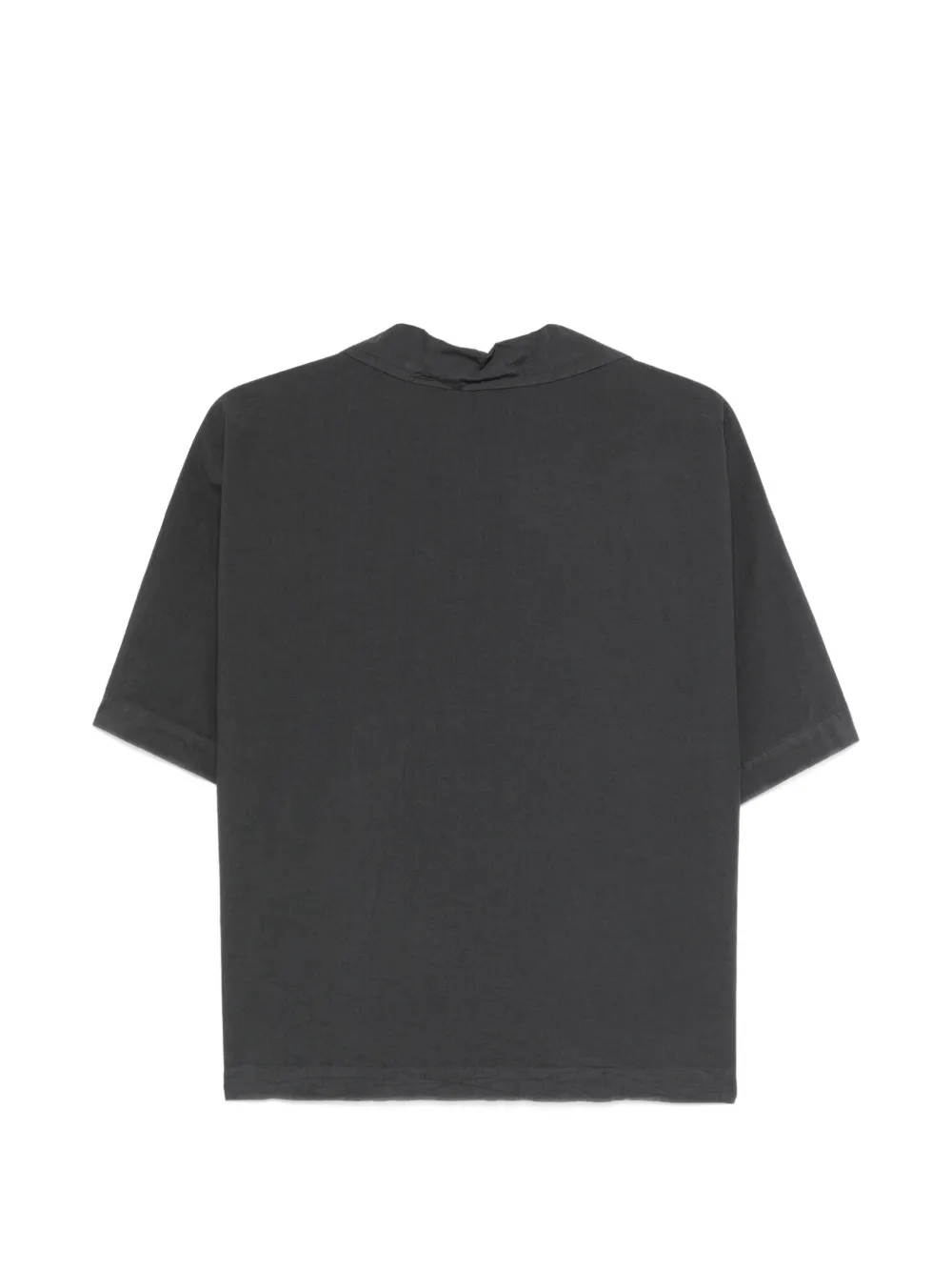  Barena V-neck Cotton Blouse - Grey 