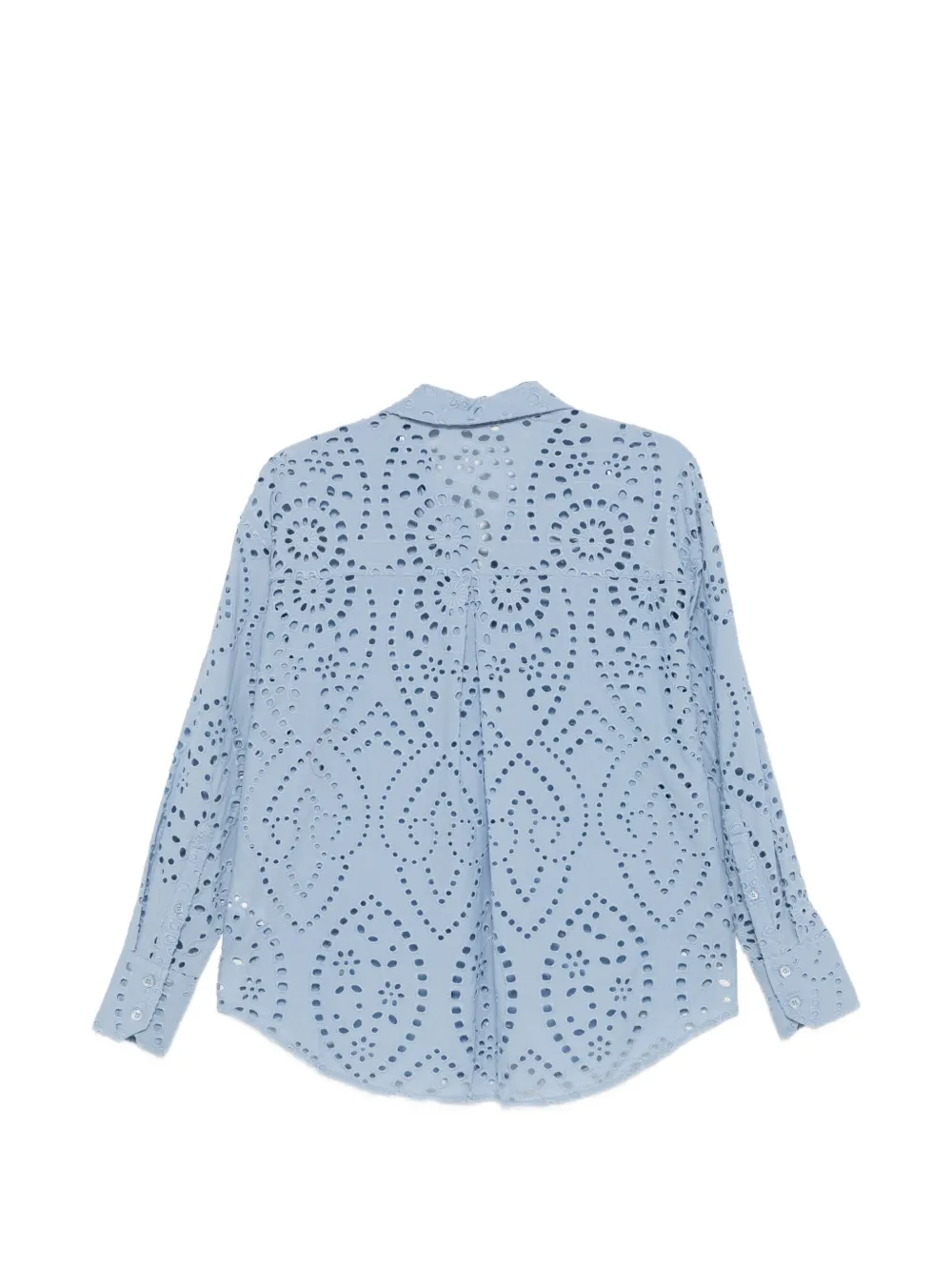  Mc2 Saint Barth Sangallo Cotton Blouse - Blue 