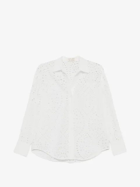 MC2 Saint Barth Bestickte Sangallo Bluse