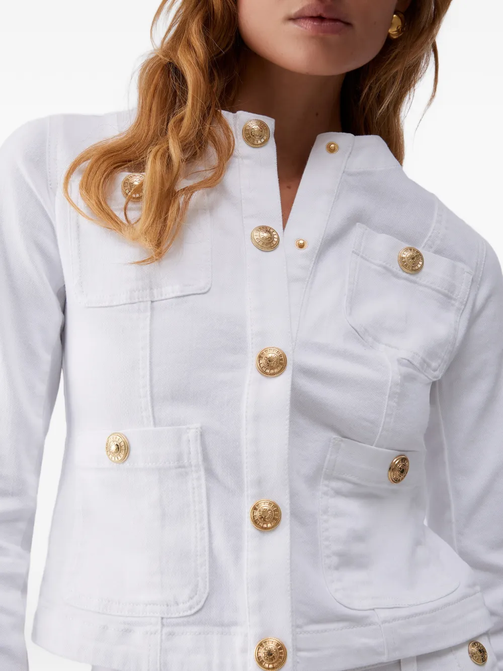 LIU JO Denim jack Wit