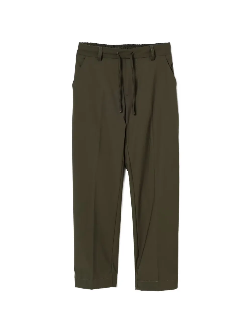 Paolo Pecora Kids drawstring trousers - Verde
