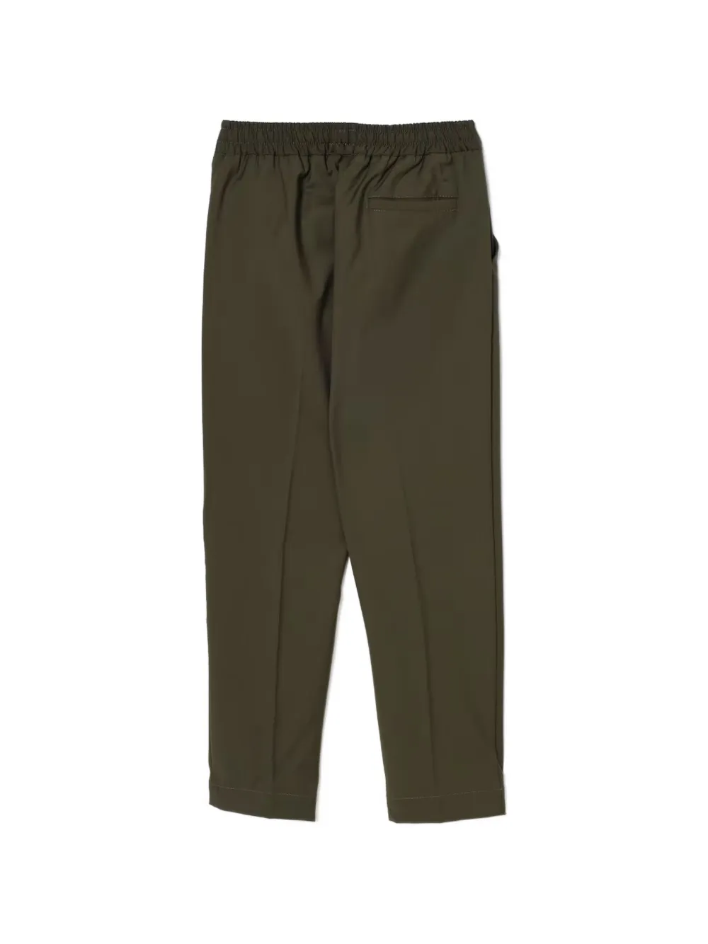  Paolo Pecora Kids Drawstring Trousers - Green 