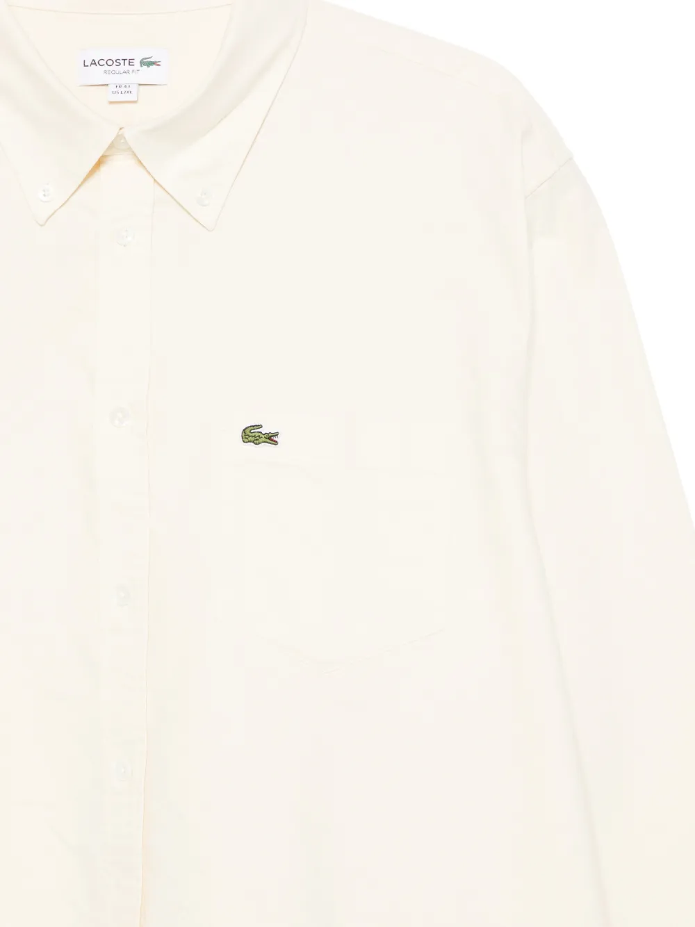  Lacoste Logo-patch Shirt - Neutrals 