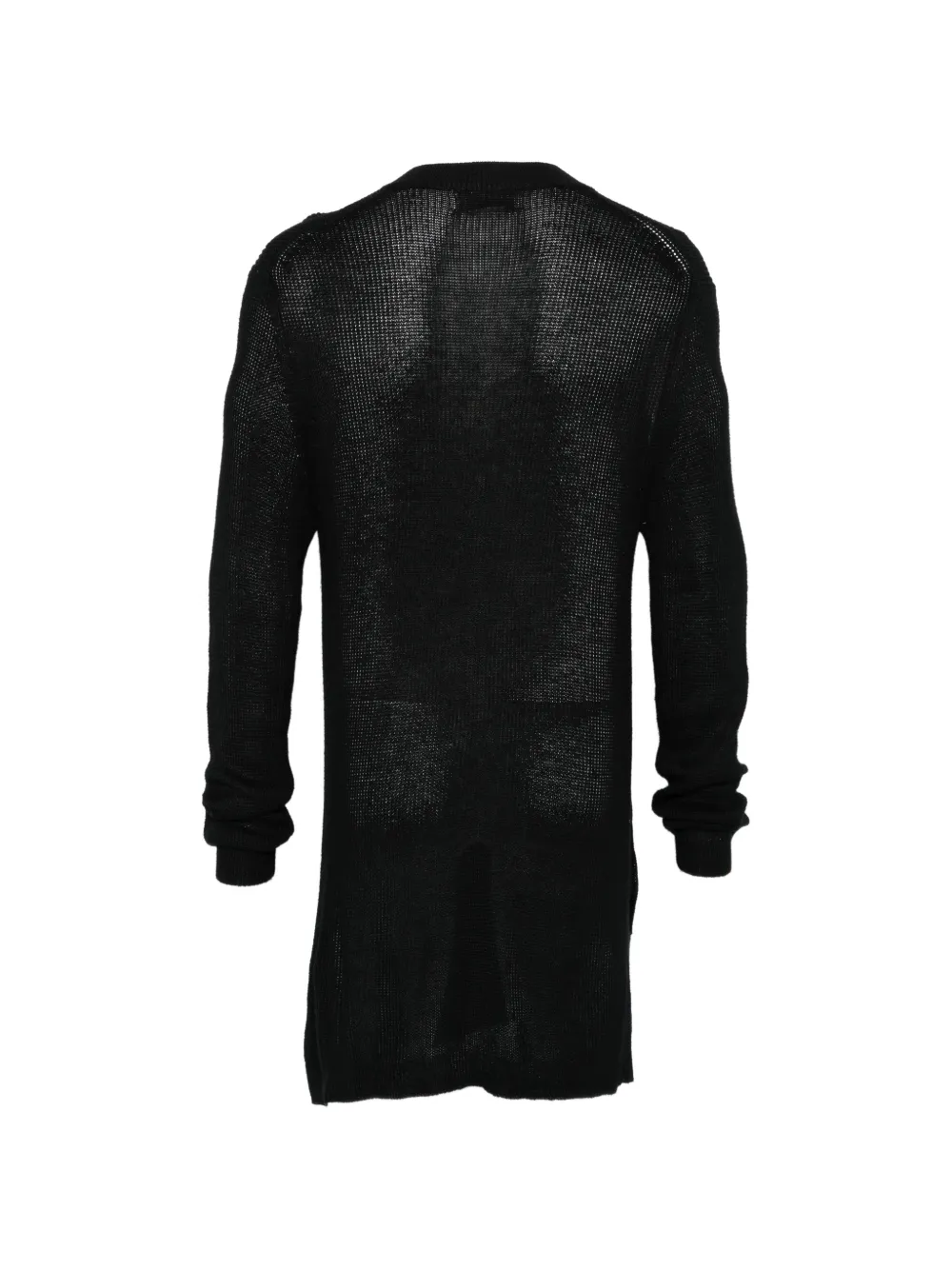 Yohji Yamamoto Vest met knopen Zwart