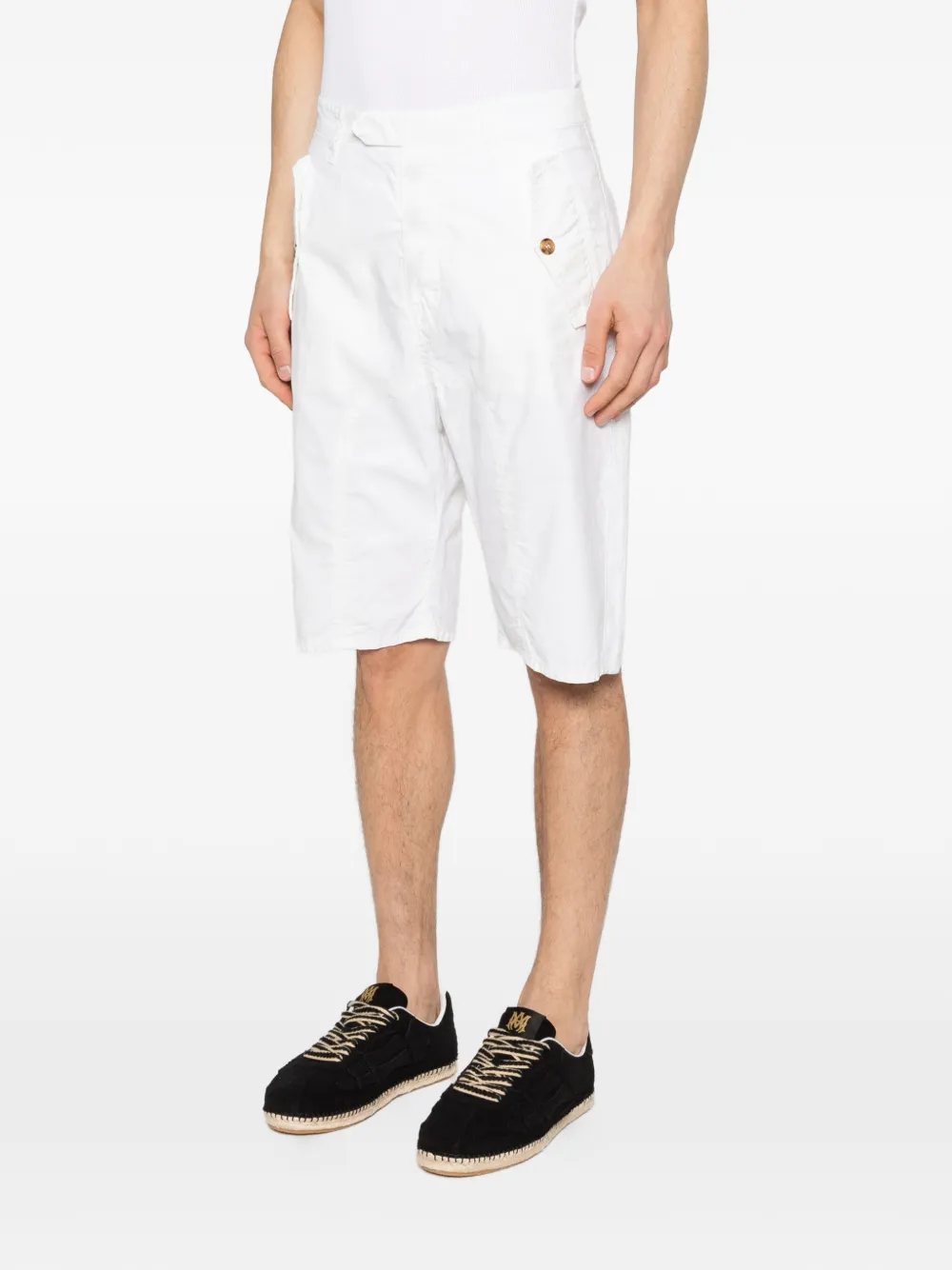  Dsquared2 Button-fastening Shorts - White 