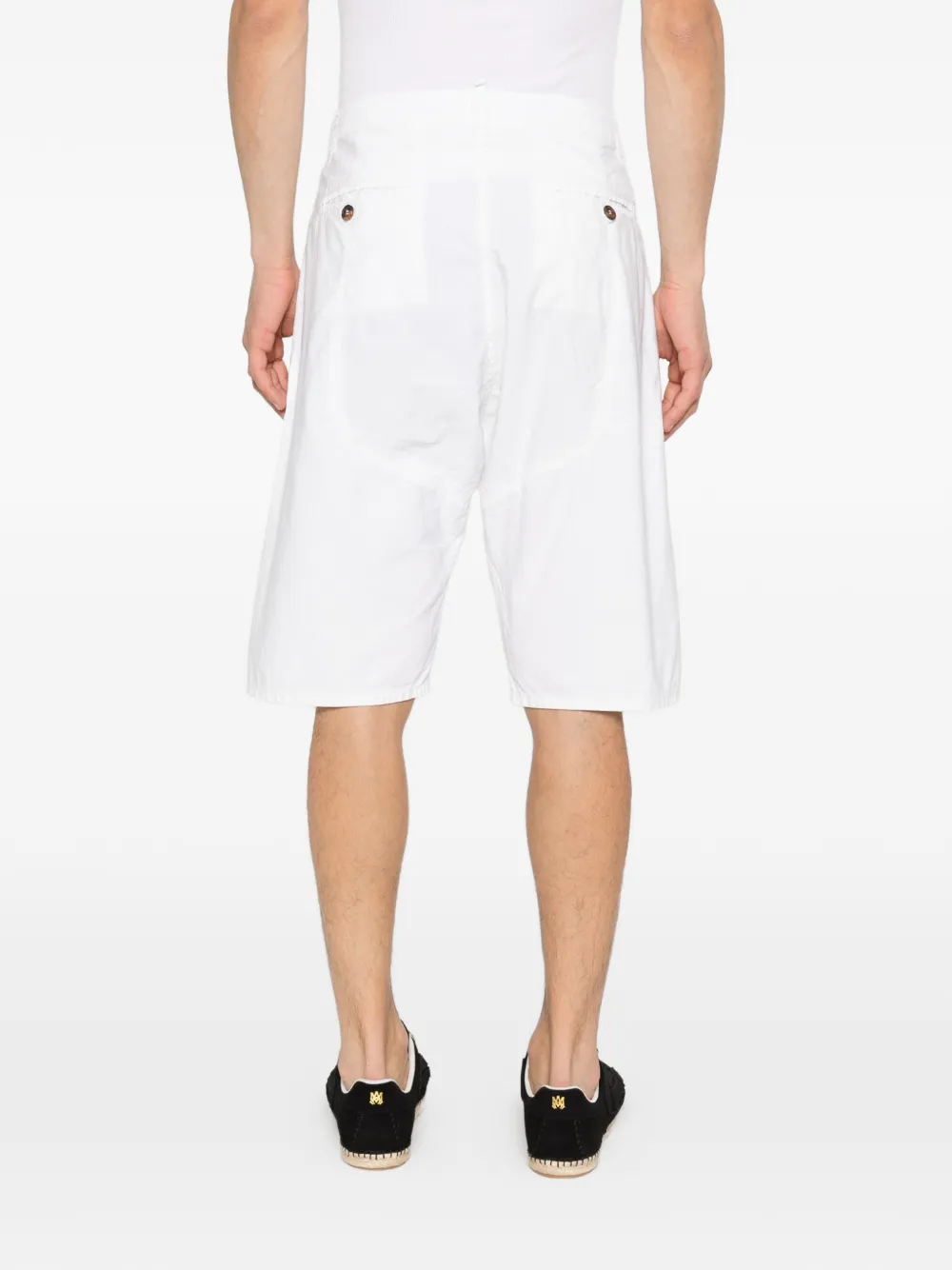 DSQUARED2 Shorts met knoopsluiting Wit