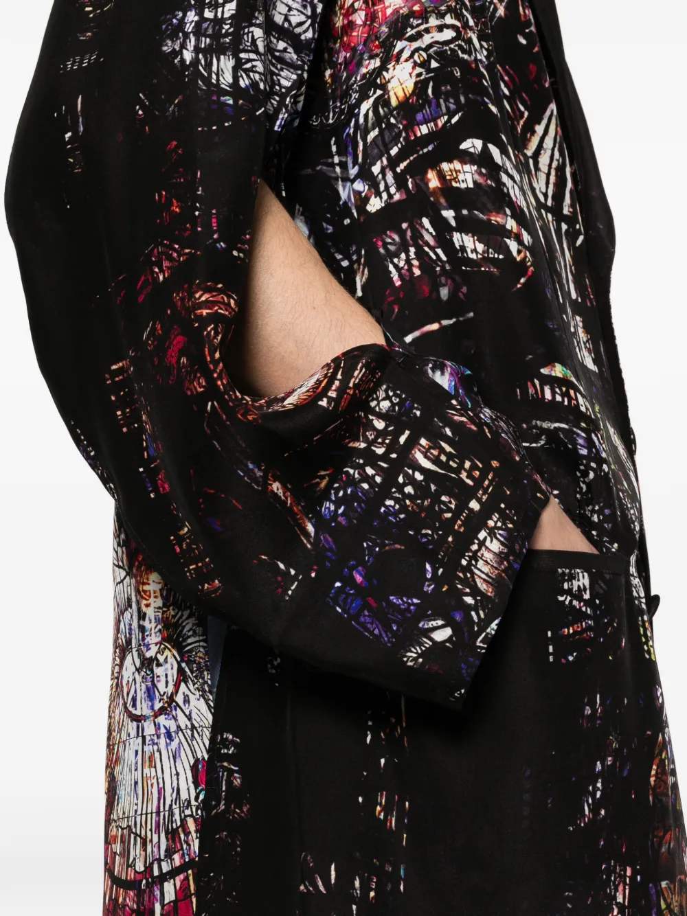 Yohji Yamamoto Blazer met logoprint Zwart
