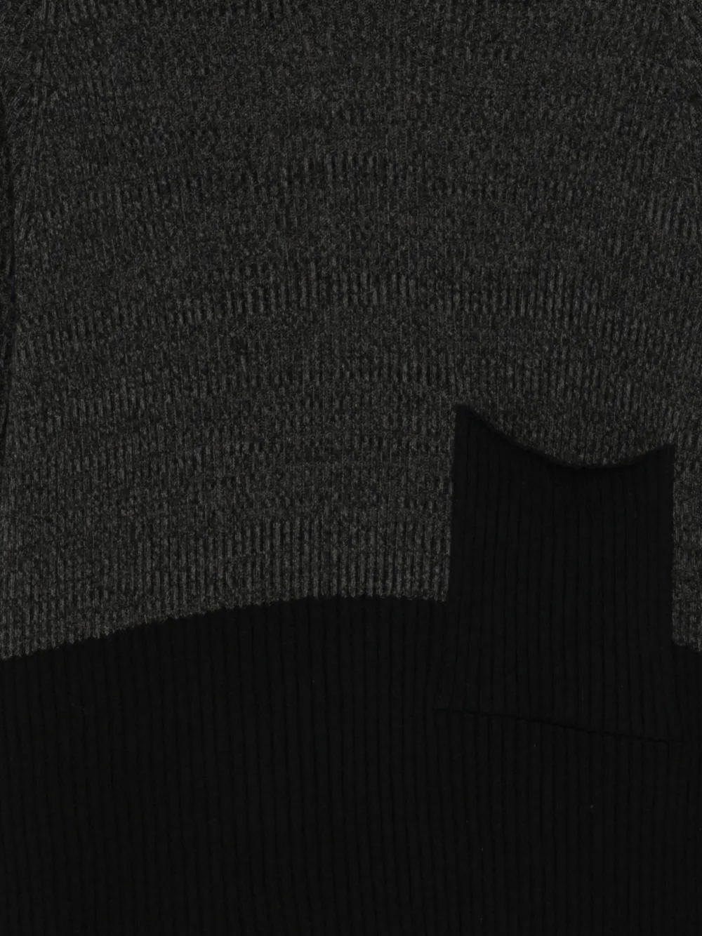 colour-block sweater