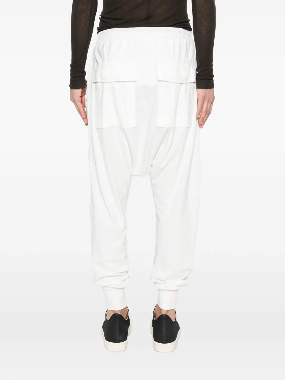 Rick Owens DRKSHDW Prisoner broek met trekkoord Wit