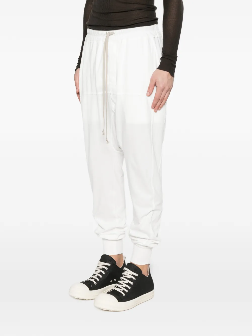 新品RICK OWENS DRKSHDW PRISONER DRAWSTRING Rick Owens DRKSHDW Prisoner Drawstring Trousers | White | FARFETCH CA