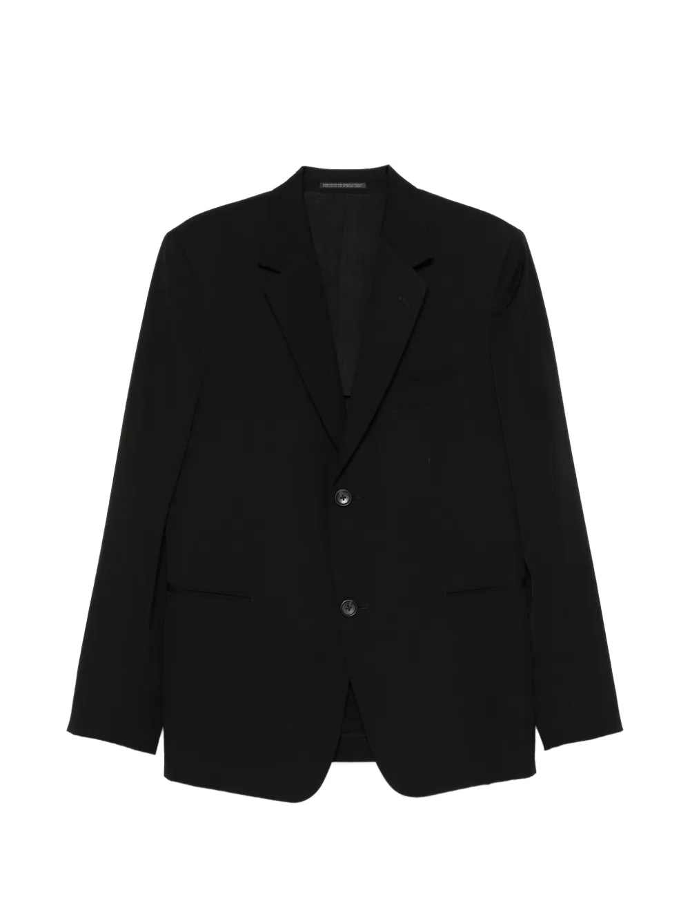Yohji Yamamoto button-up blazer - Nero