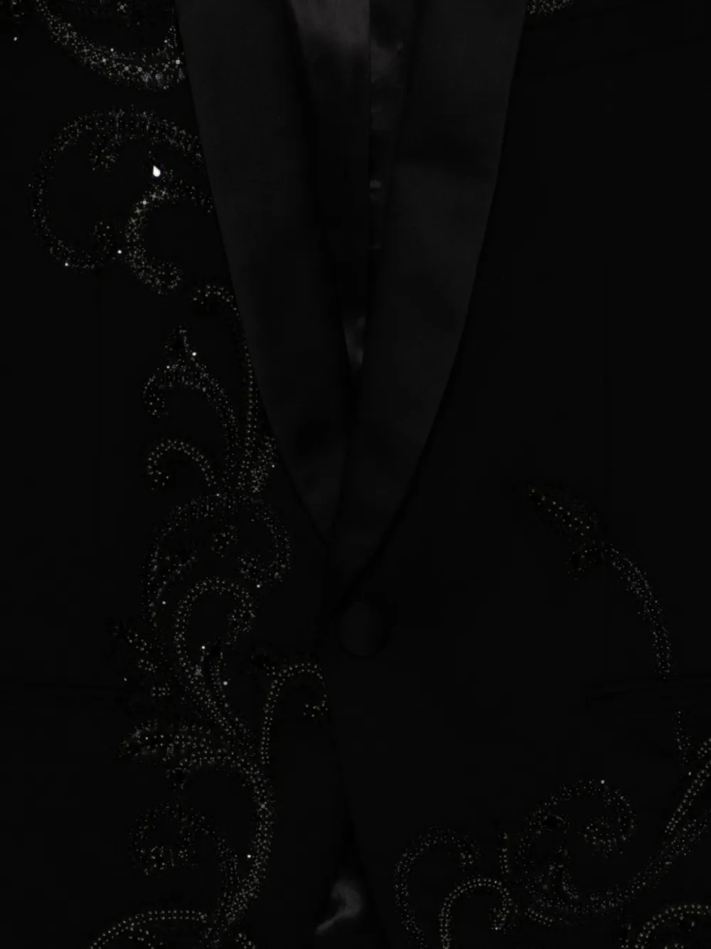  Balmain Crystal-embellished Blazer - Black 