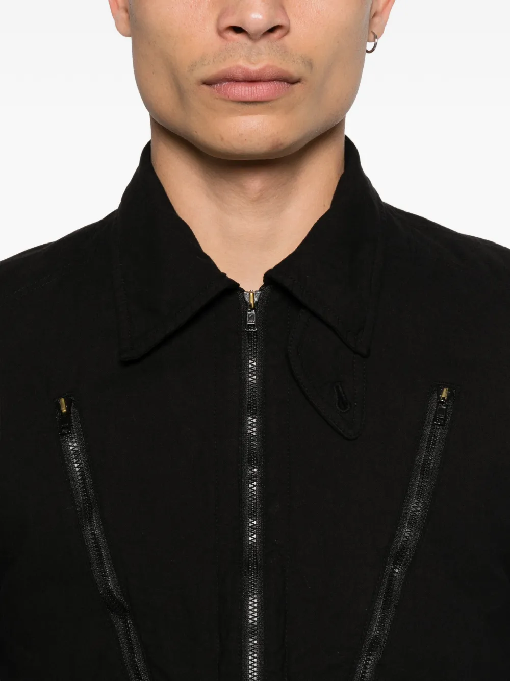 Yohji Yamamoto zip-detail Jacket | Black | FARFETCH PH