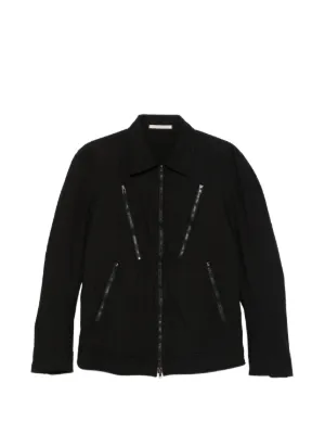 Yohji Yamamoto Backlash Double Riders Biker Jacket | Black | FARFETCH