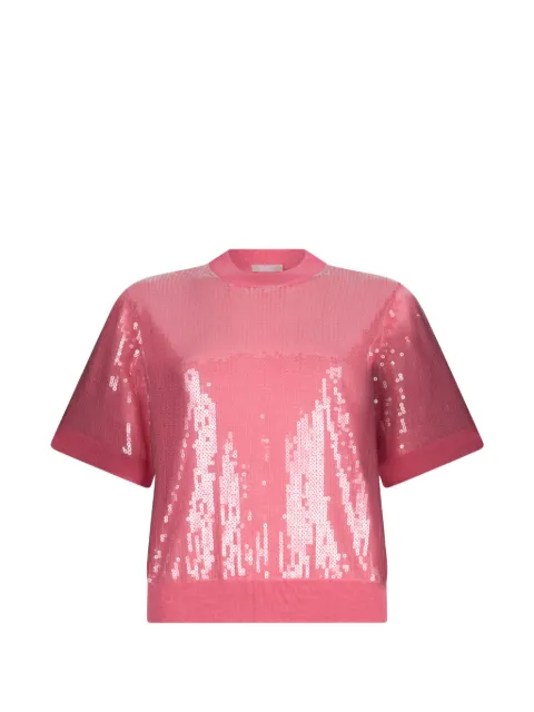 LIU JO sequin short-sleeve T-shirt