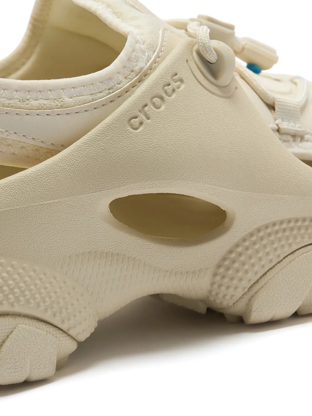 Crocs Sneakers met uitgesneden details Beige