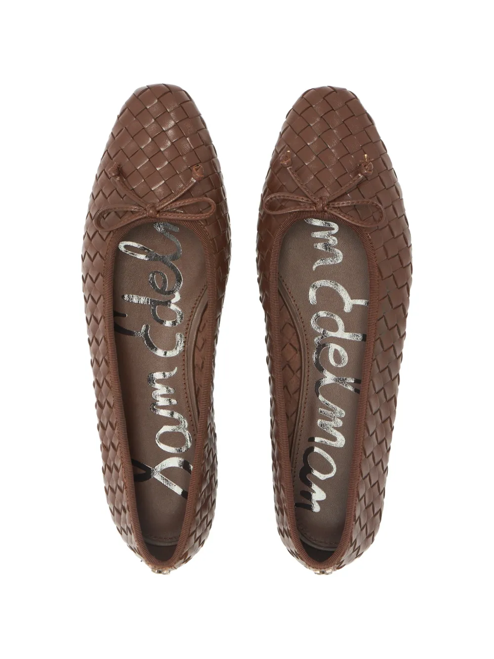 Sam Edelman Ruthie geweven ballerina's Bruin