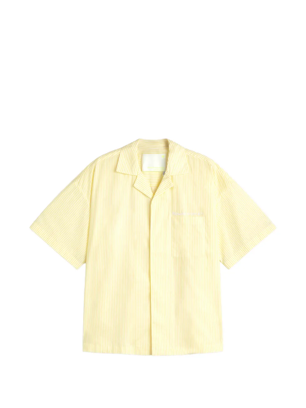 NEW AMSTERDAM pocket striped shirt - Giallo