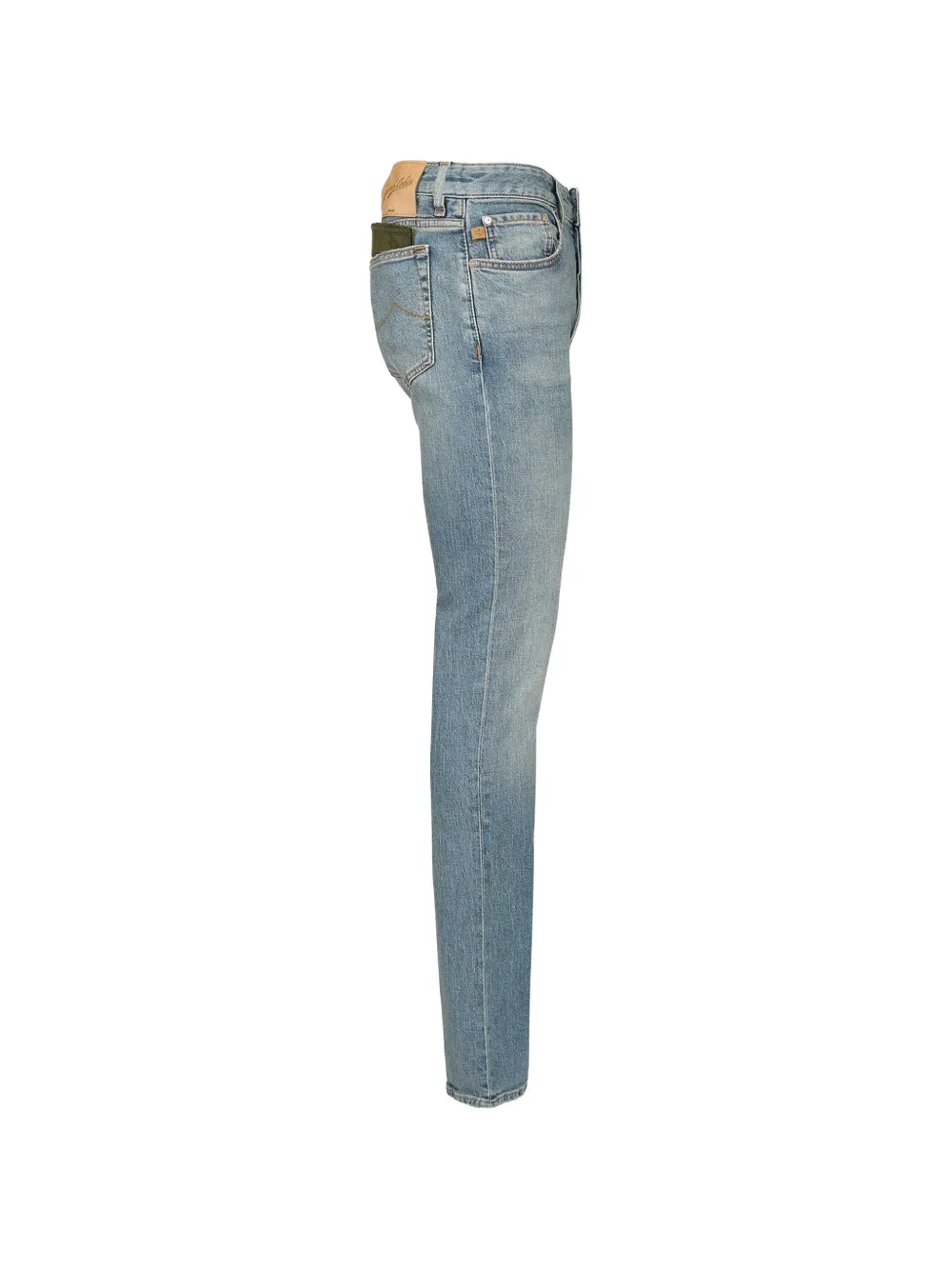 Jacob Cohën Jeans met logopatch Blauw