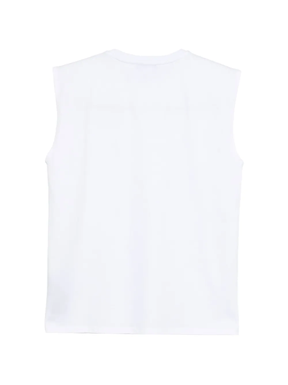 Balmain Kids Hemd met logoprint Wit