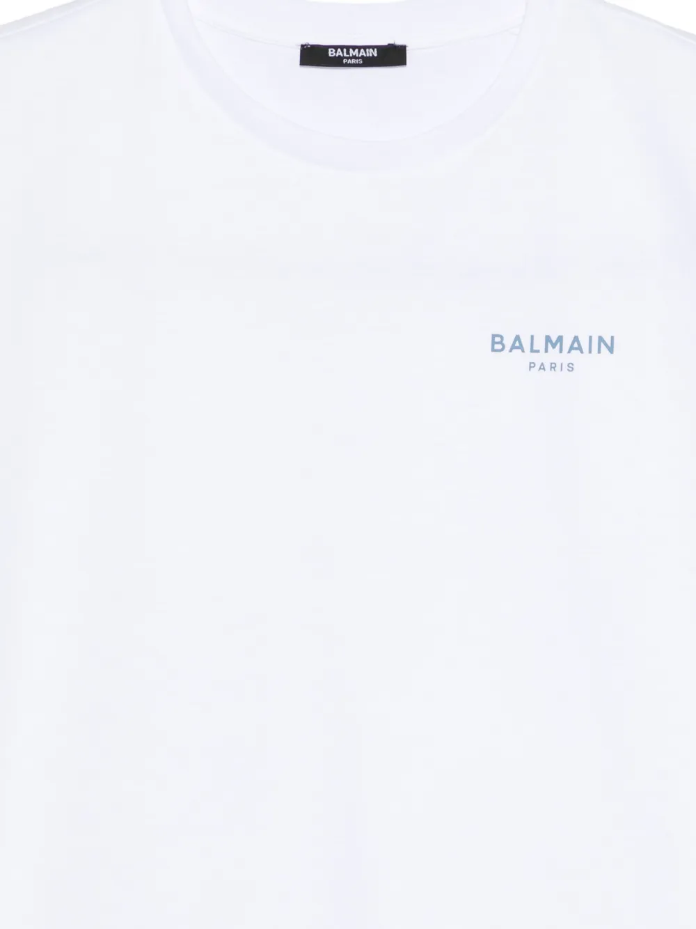 Balmain Kids Hemd met logoprint Wit