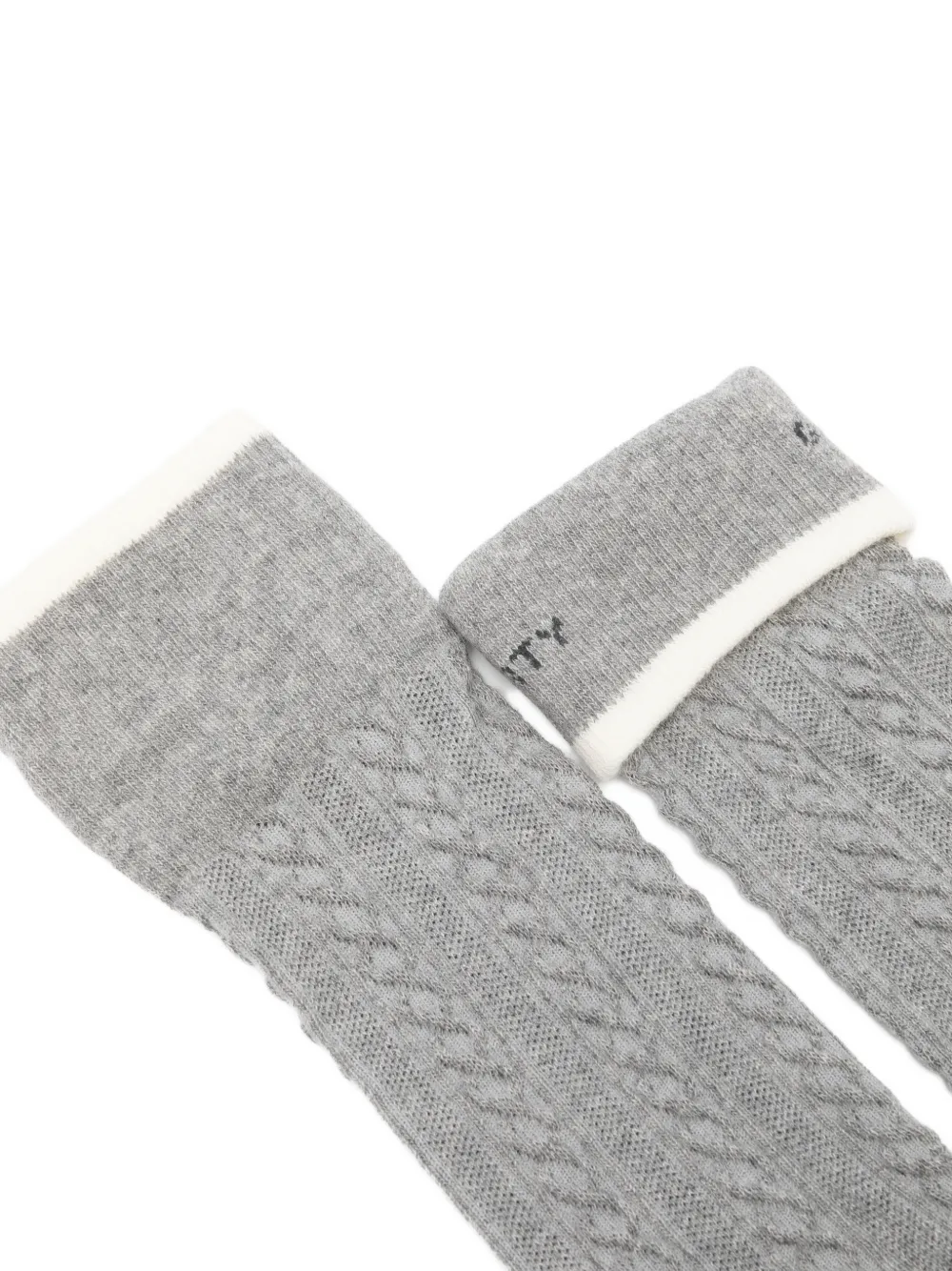  Golden Goose Ribbed Socks - Grey 