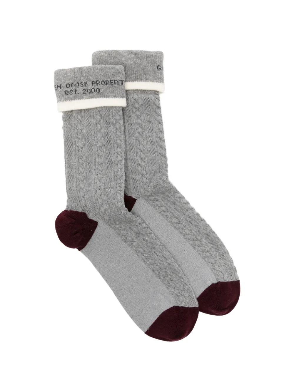 Golden Goose ribbed socks - Grigio