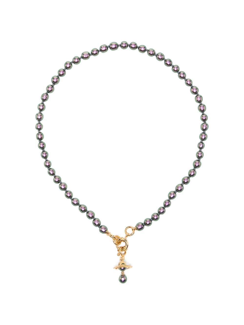 Vivienne Westwood Aleksa Orb faux-pearl necklace - Gold